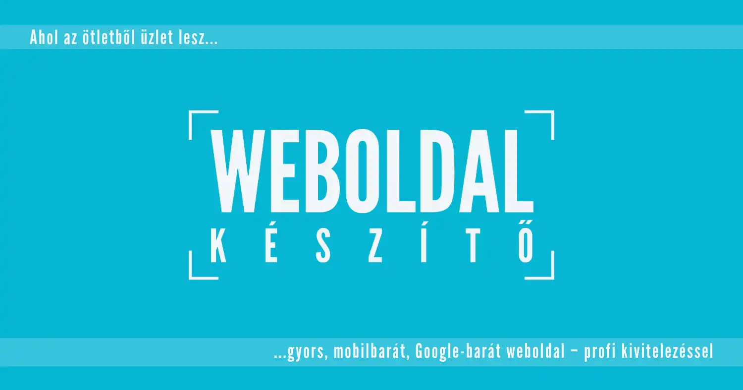 Weboldal Készítő - Ahol az ötletből üzlet lesz