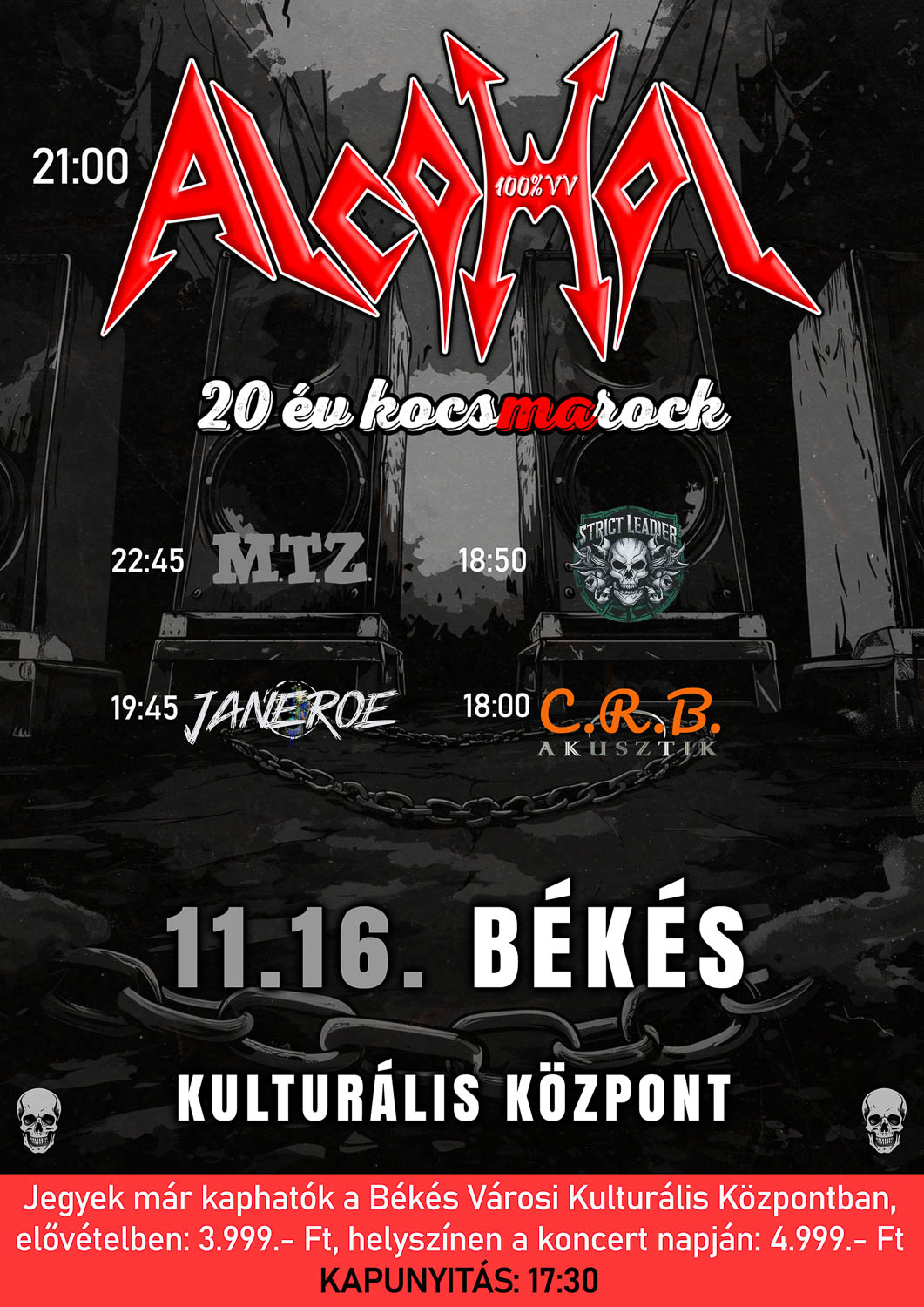 20 év kocsmarock
