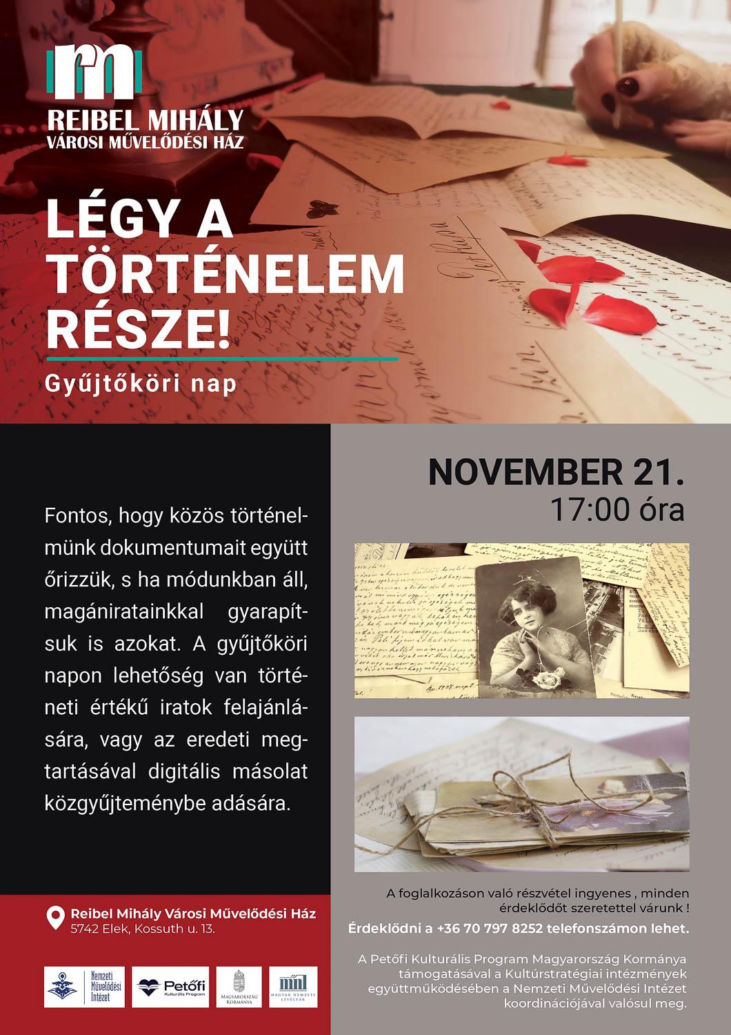 Légy a történelem része