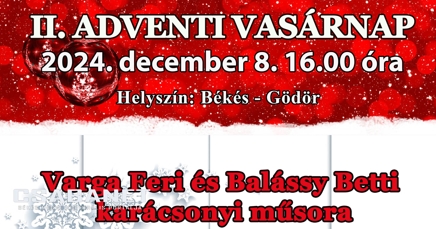 Békés második adventi vasárnap