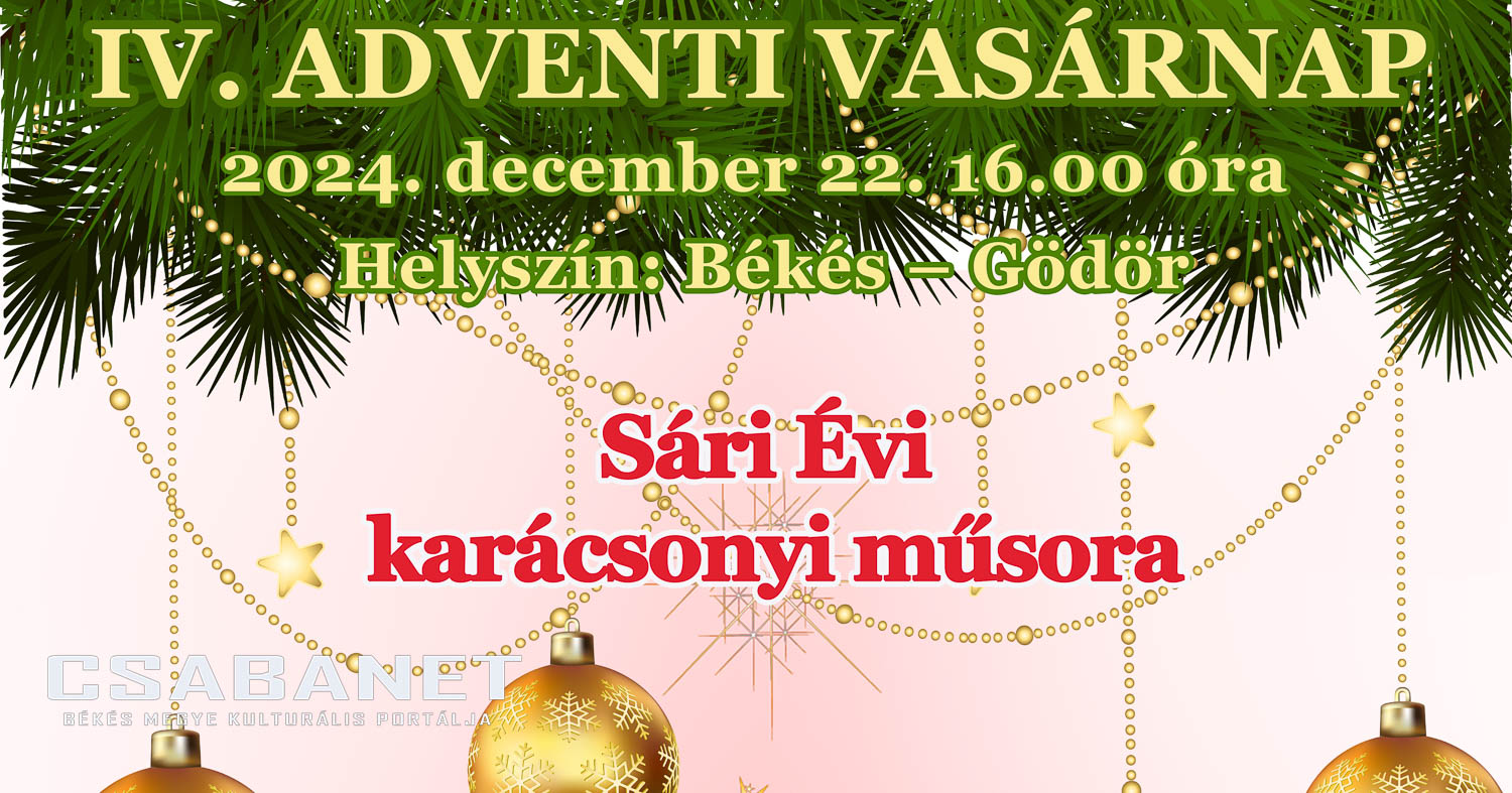 Sári Évi karácsonyi műsora