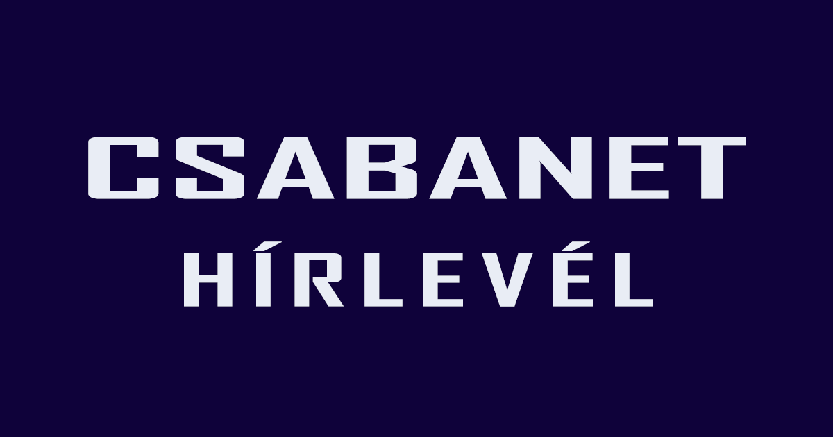 CSABANET Hírlevél