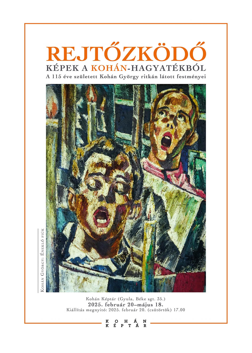 Rejtőzködő képek a Kohán-hagyatékból - Plakát