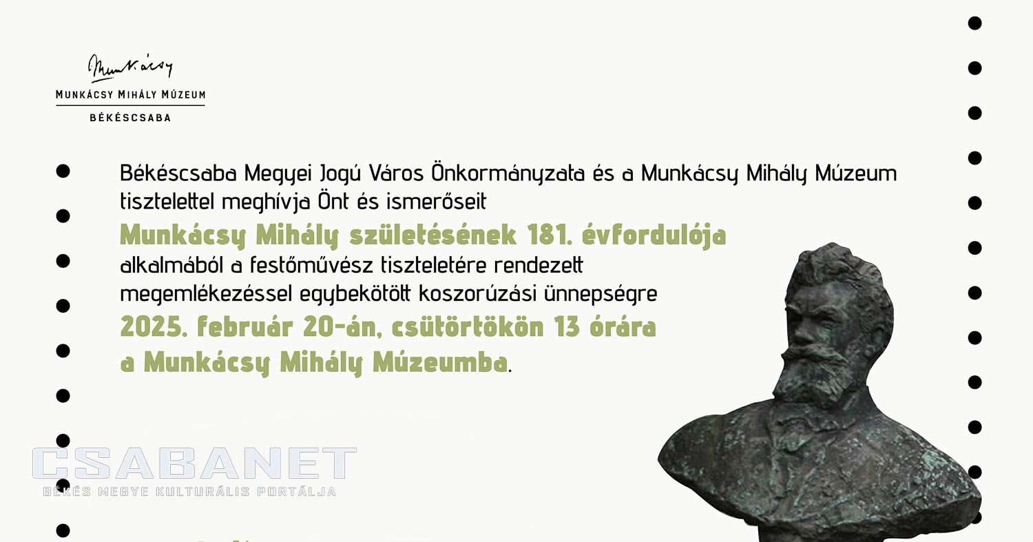 Munkácsy születésnap meghívó