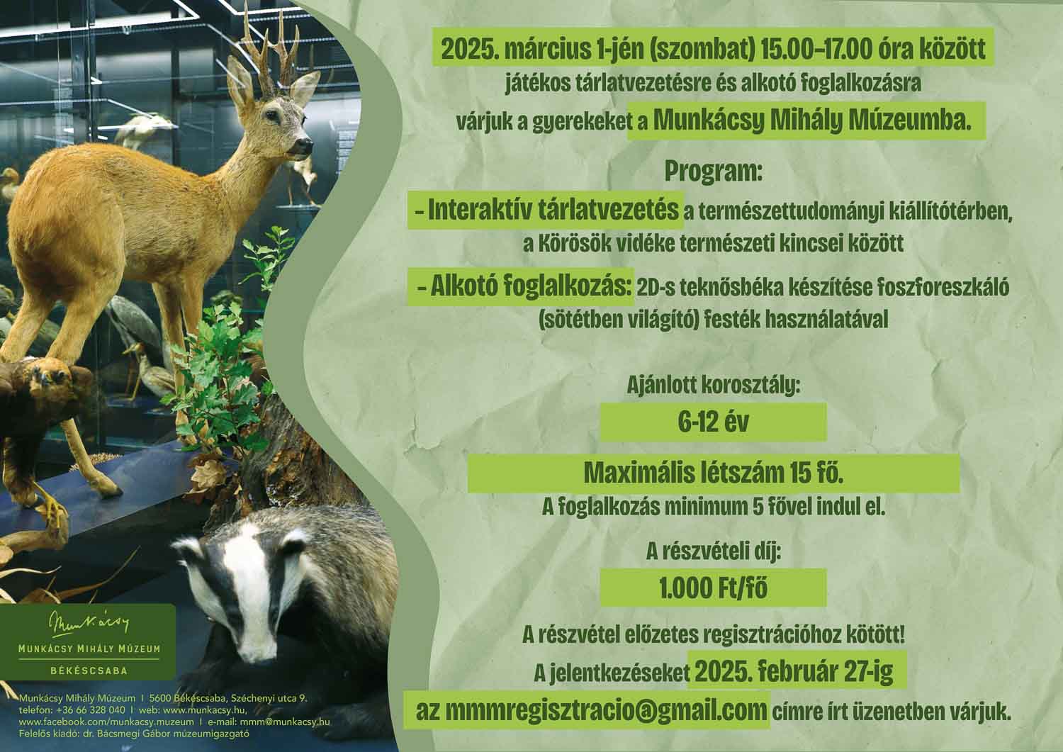Játékos tárlatvezetés