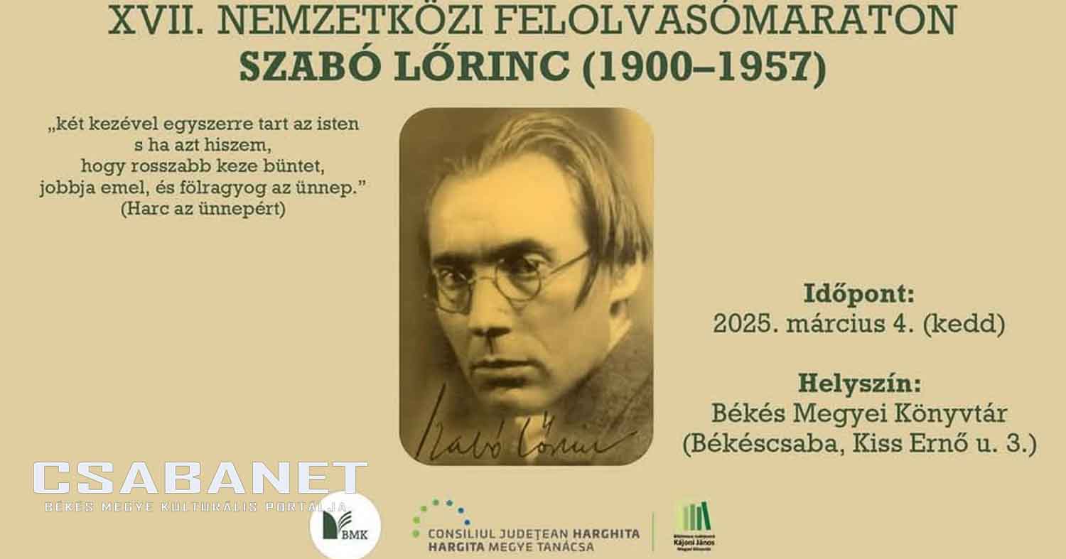 Szabó Lőrinc felolvasómaraton