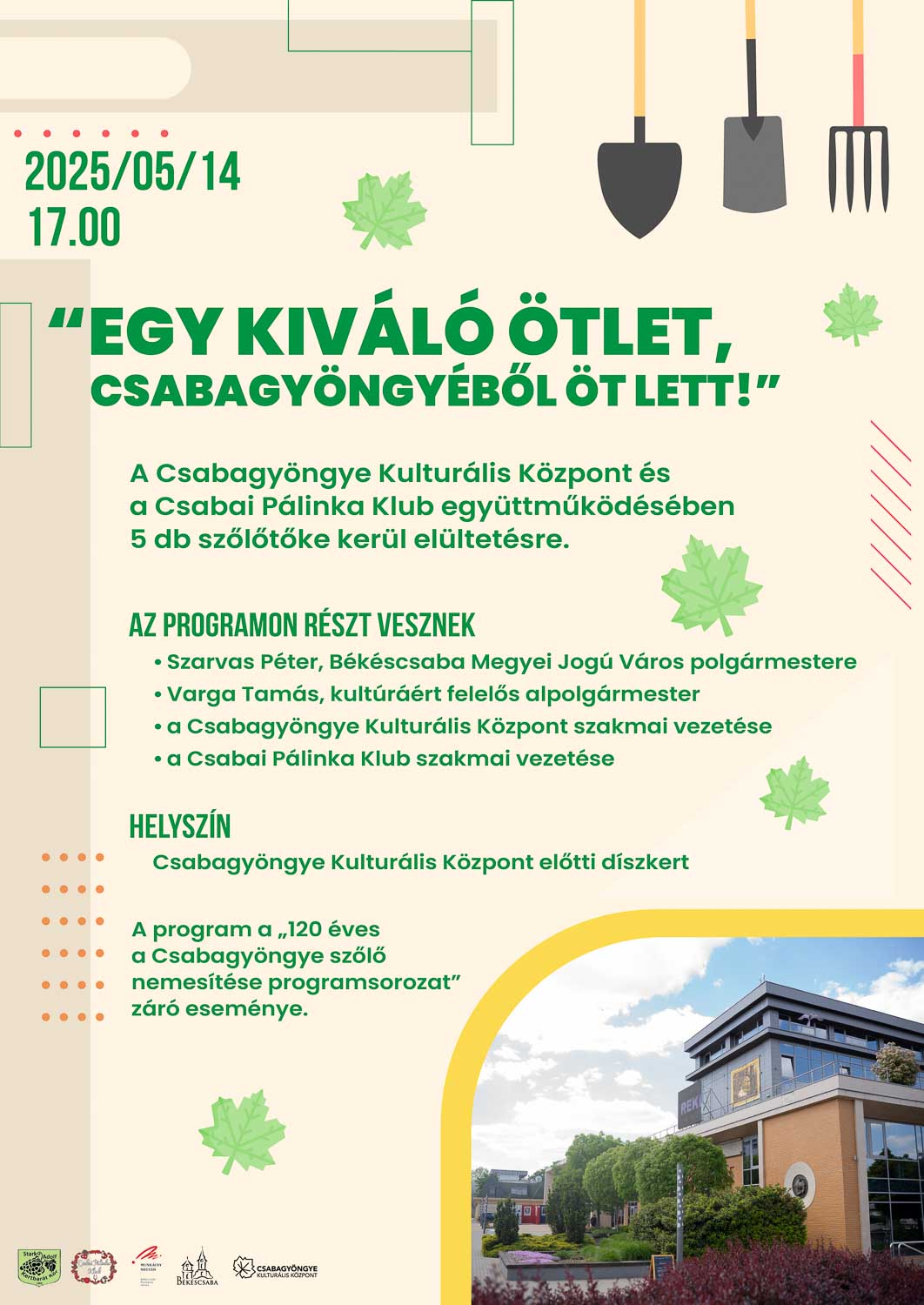 Csabagyöngye ötlet