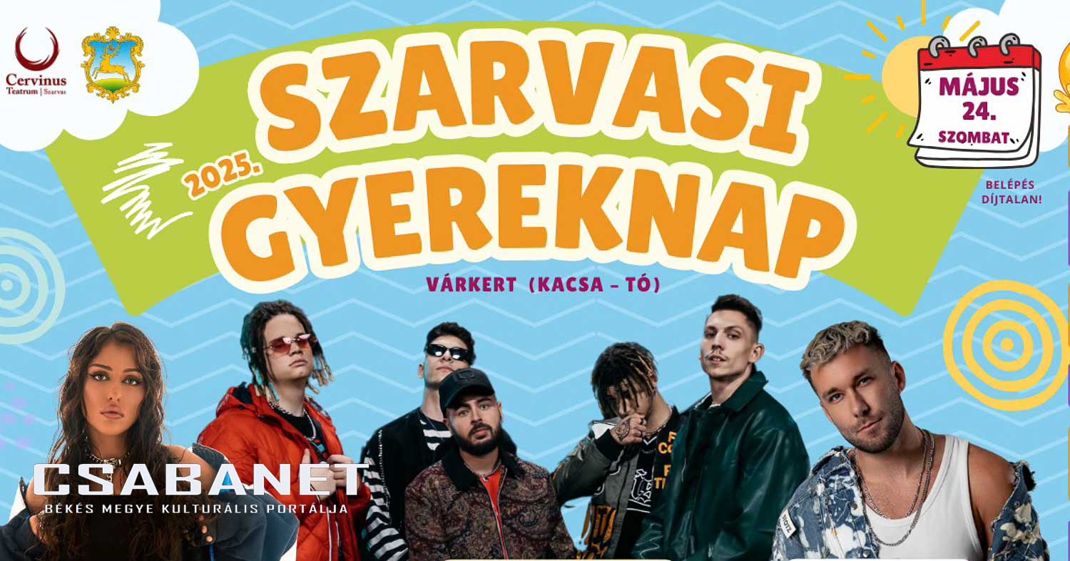 Szarvasi Gyereknap 2025 – Egy nap, ami nem csak a gyerekeké