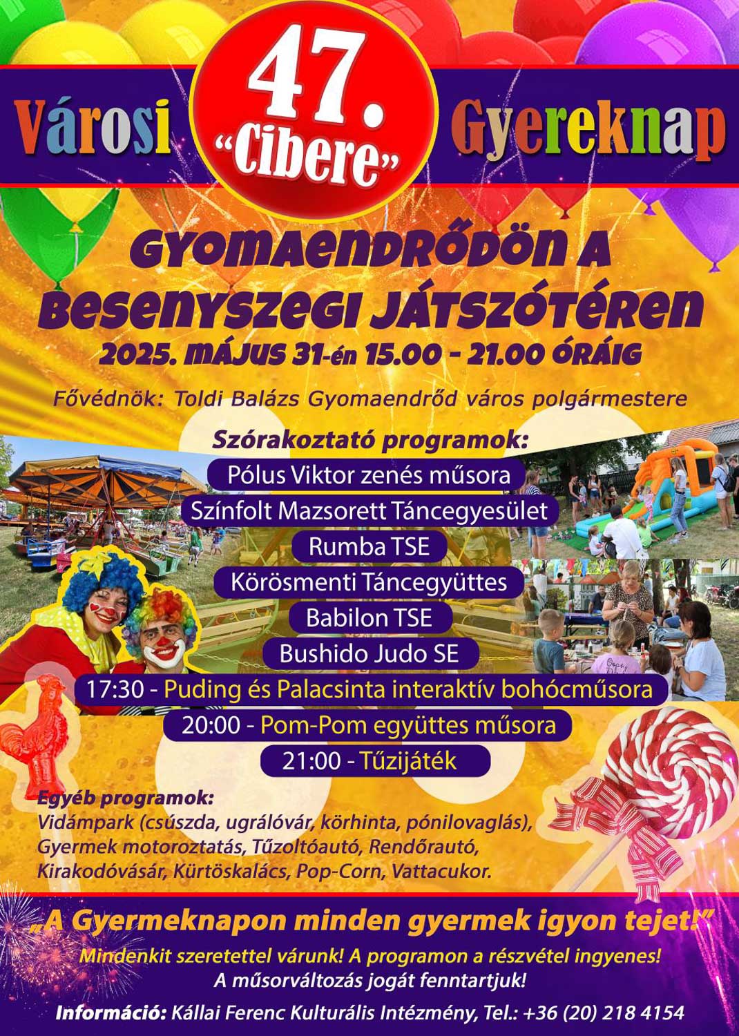 Gyomaendrőd gyereknap 2025