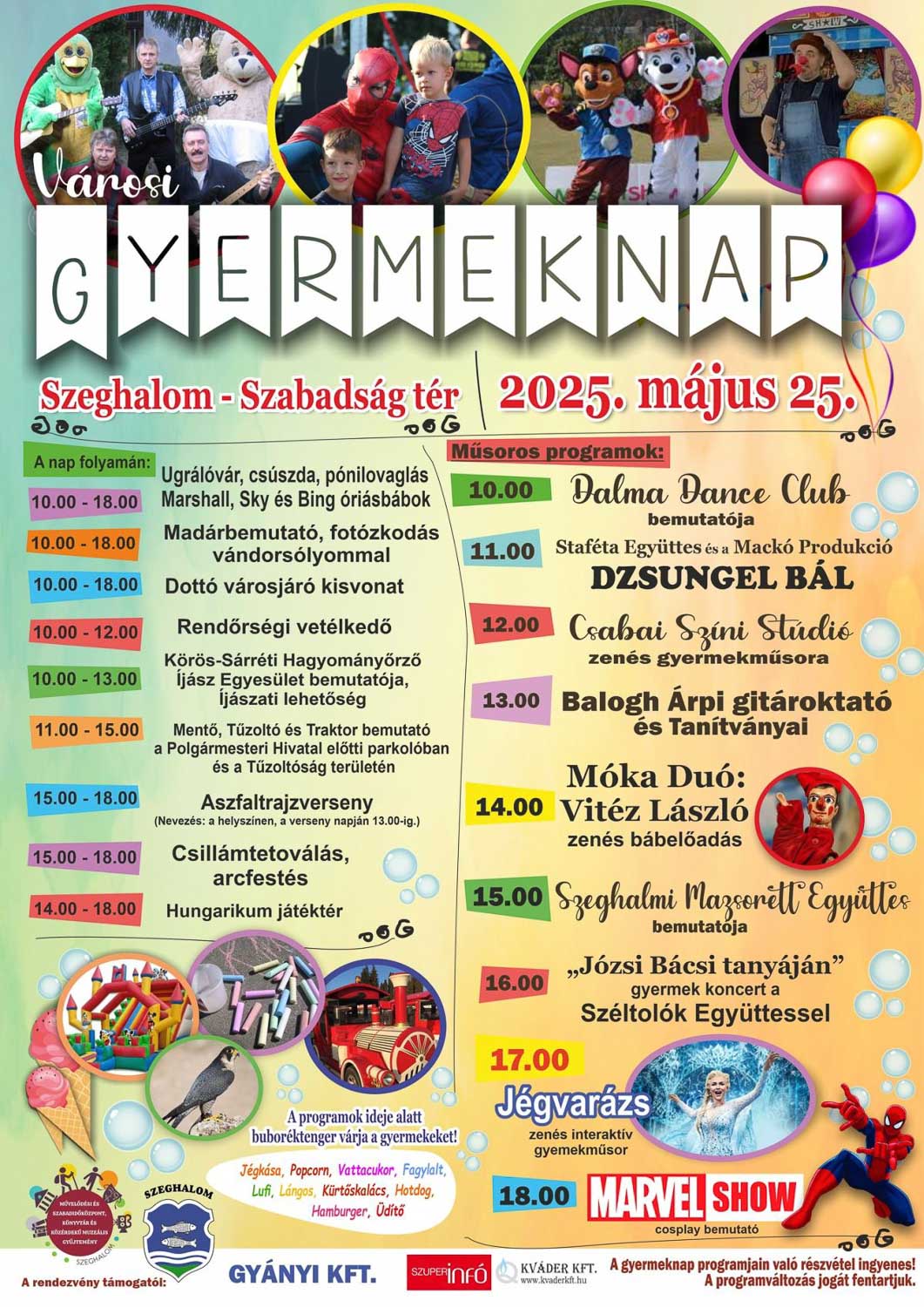 Szeghalom gyermeknap 2025