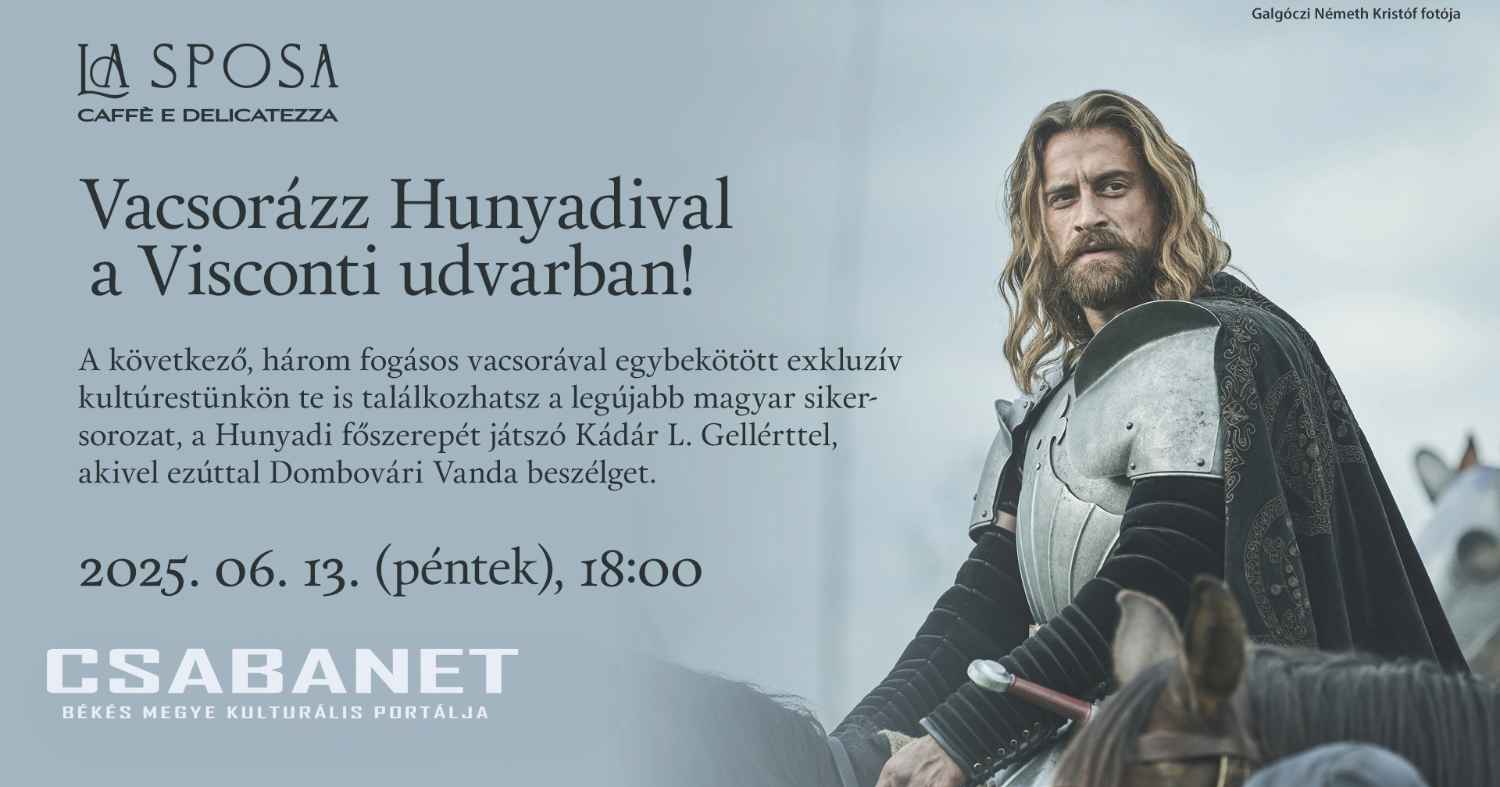 Vacsorázz Hunyadival a Visconti udvarban