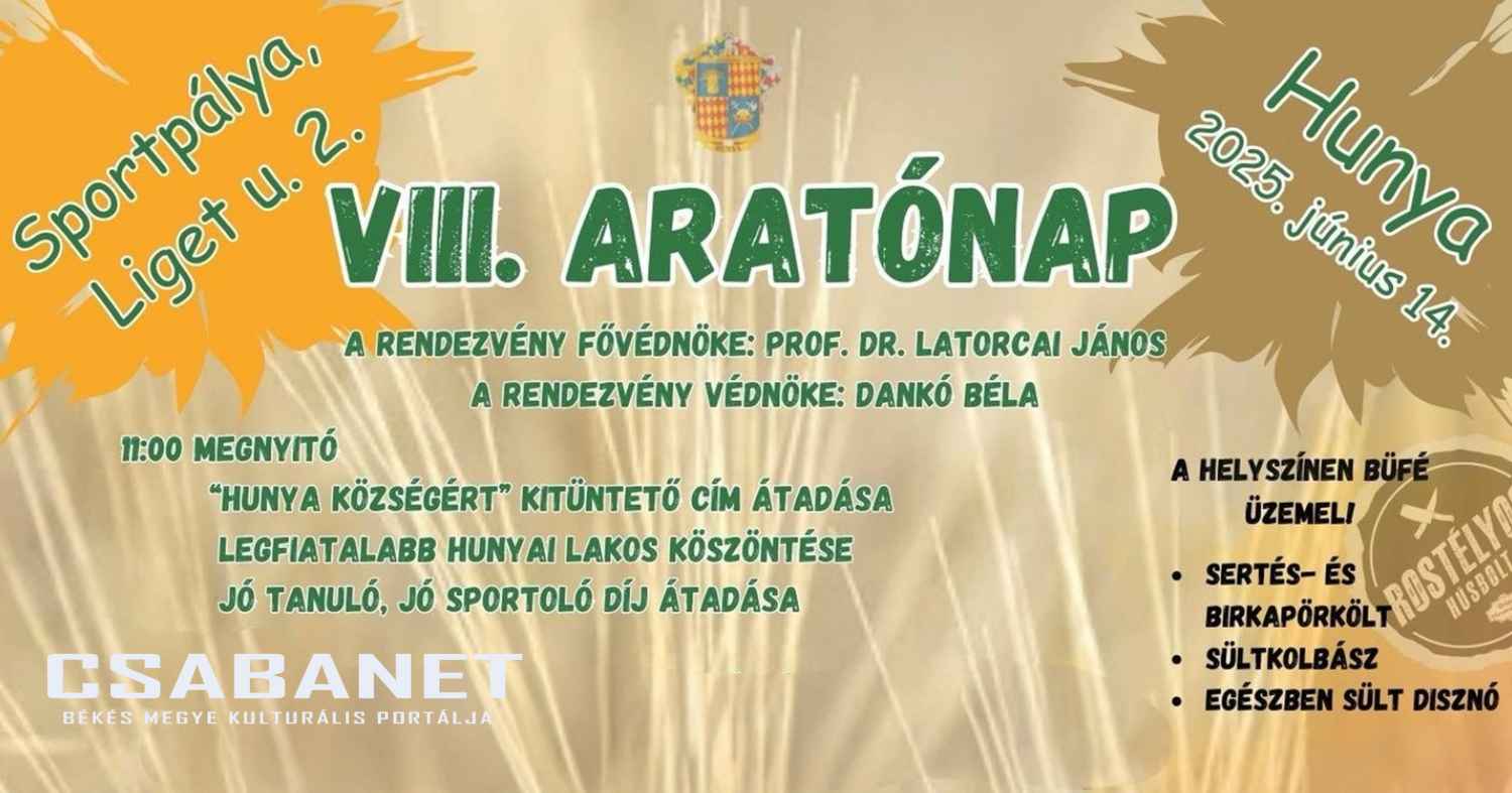 VIII. Aratónap Hunyán