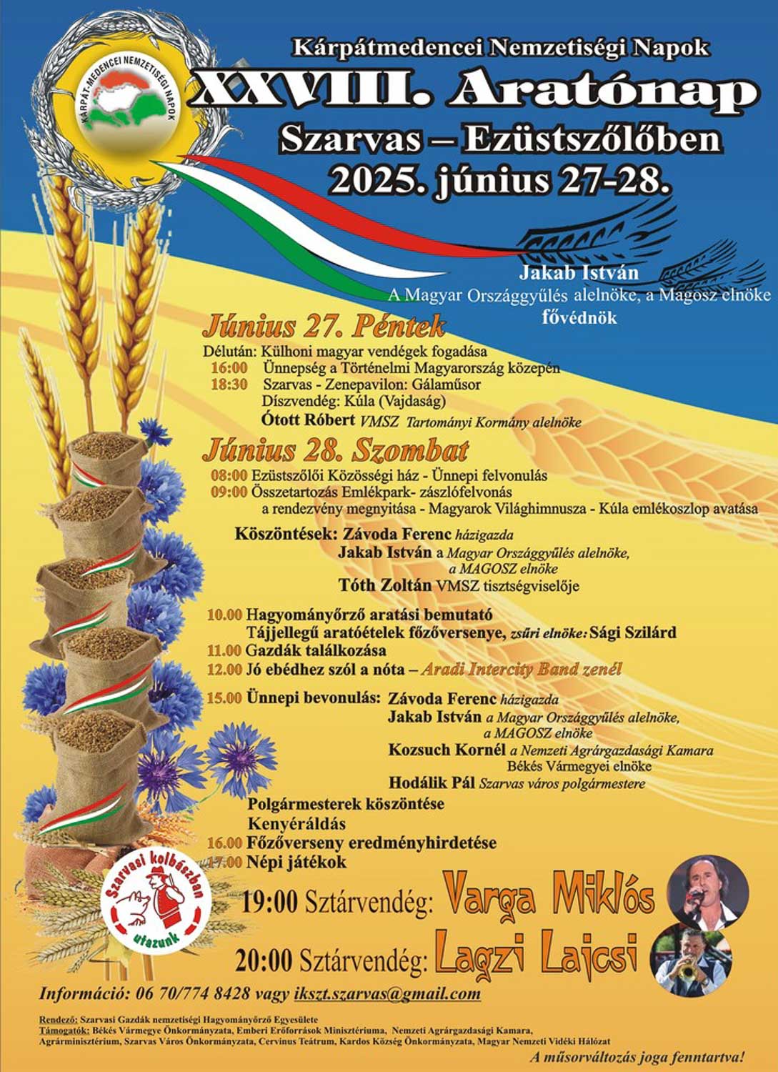 Szarvas Aratónap 2025