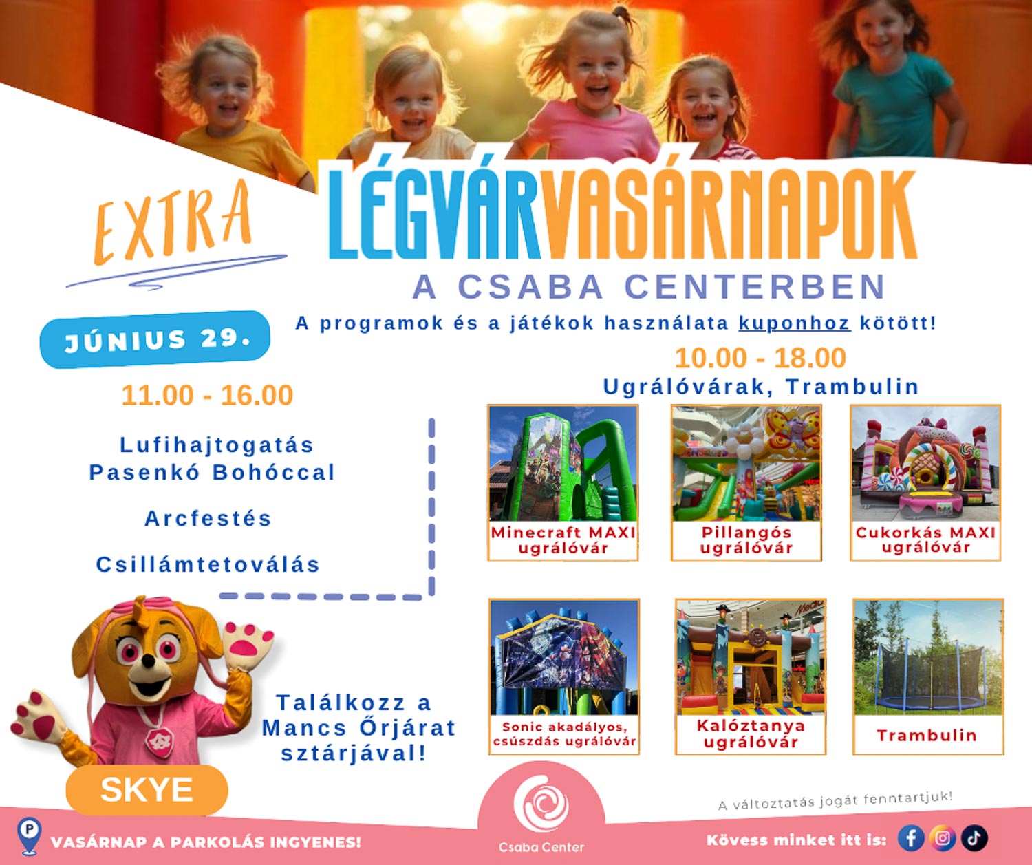 Légvárvasárnap extra