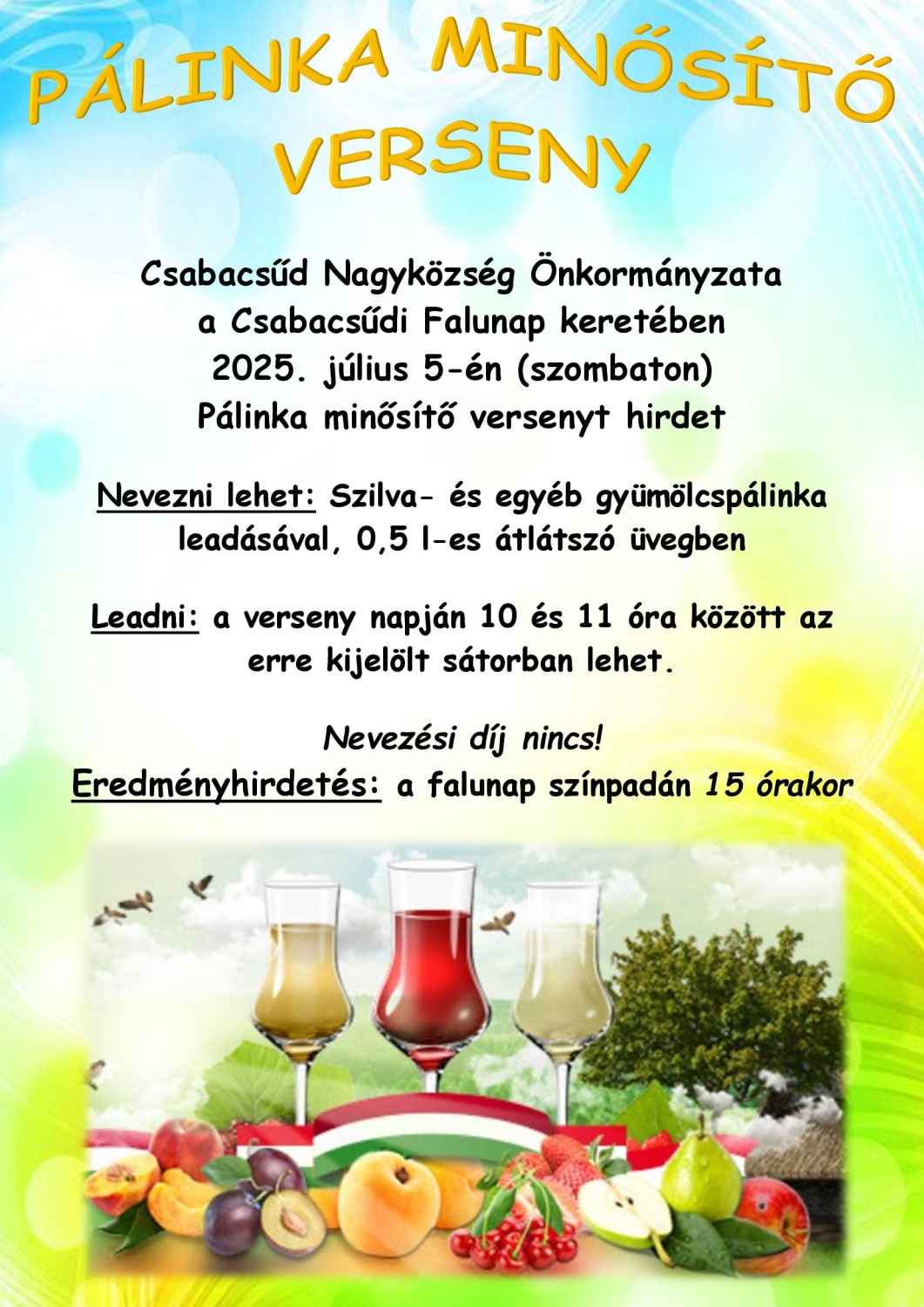 Pálinka Minősítő Verseny