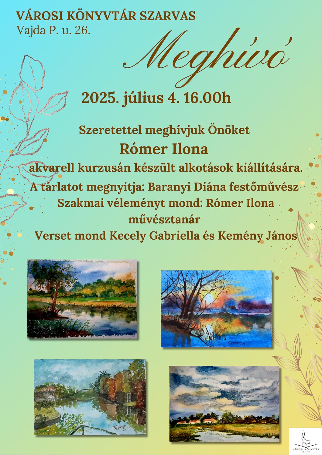 akvarell kiállítás