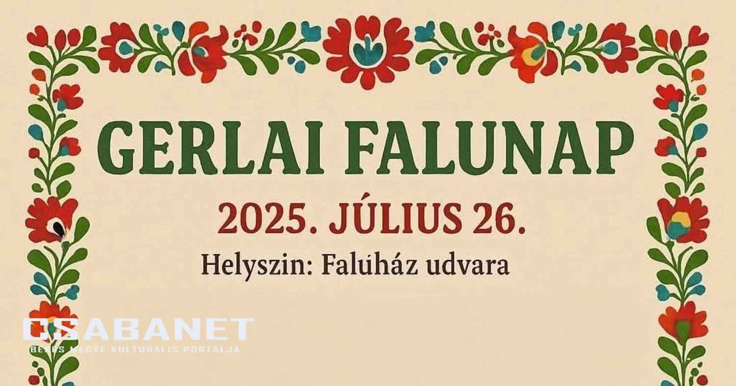 Gerlai Falunap – 2025. július 26.