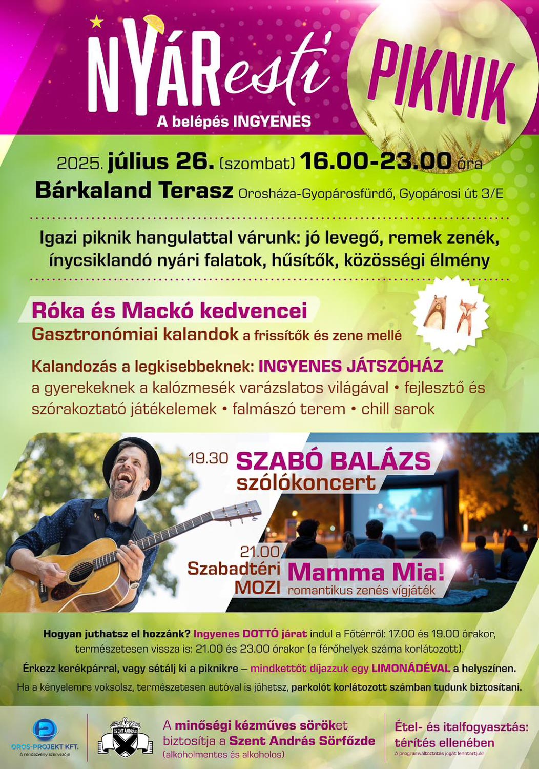 nyáresti piknik