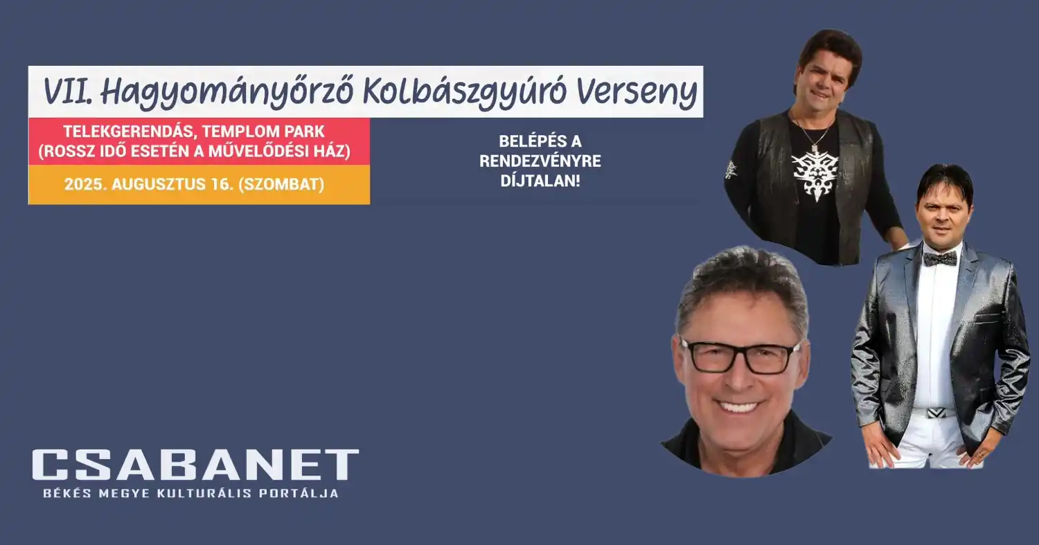 VII. Hagyományőrző Kolbászgyúró Verseny Telekgerendáson