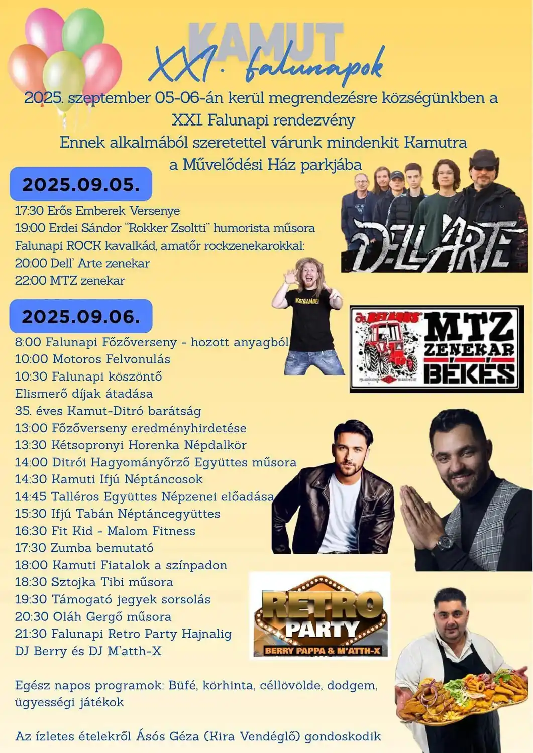 XXI. Kamut Falunapok