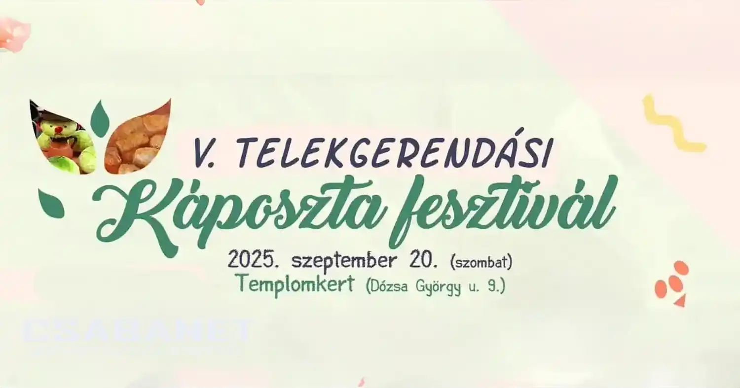 V. Telekgerendási Káposztafesztivál – 2025. szeptember 20.