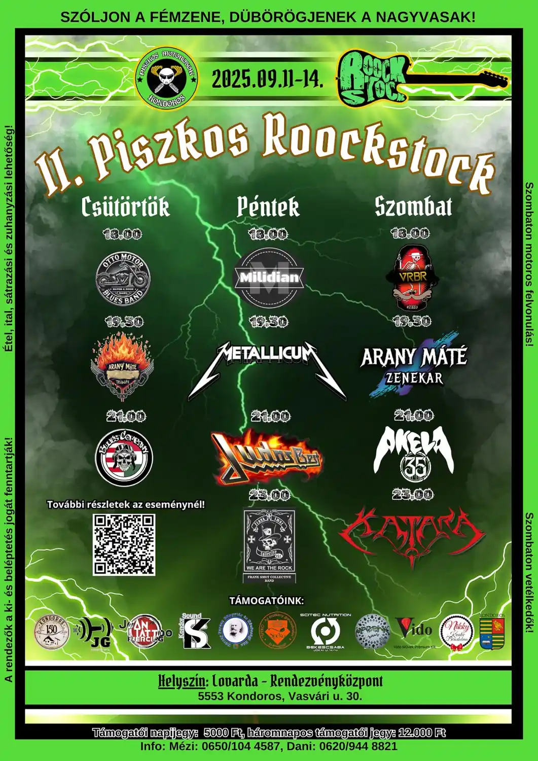 II. Piszkos Roockstock Motoros Találkozó – Kondoros