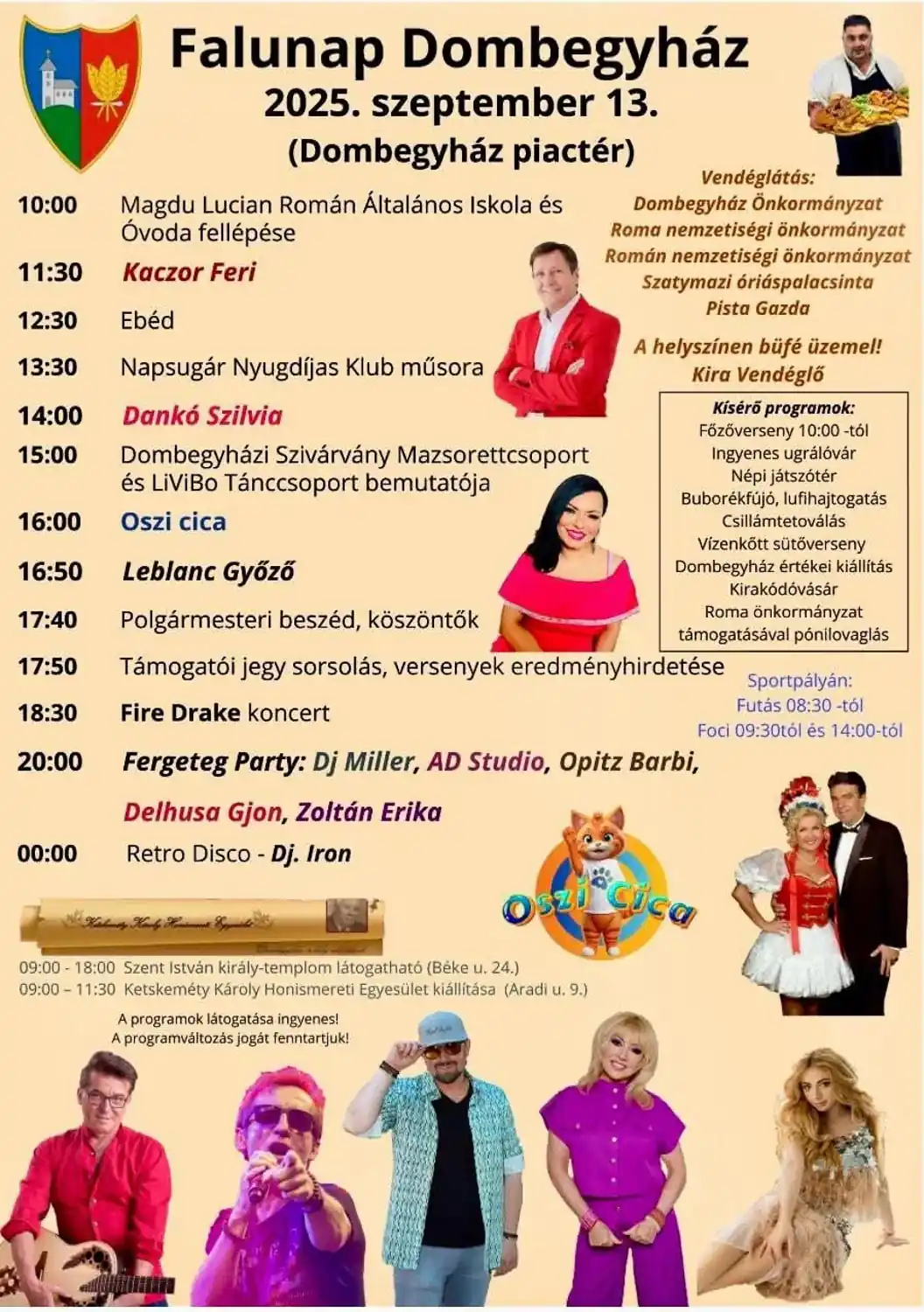 Dombegyház falunap 2025