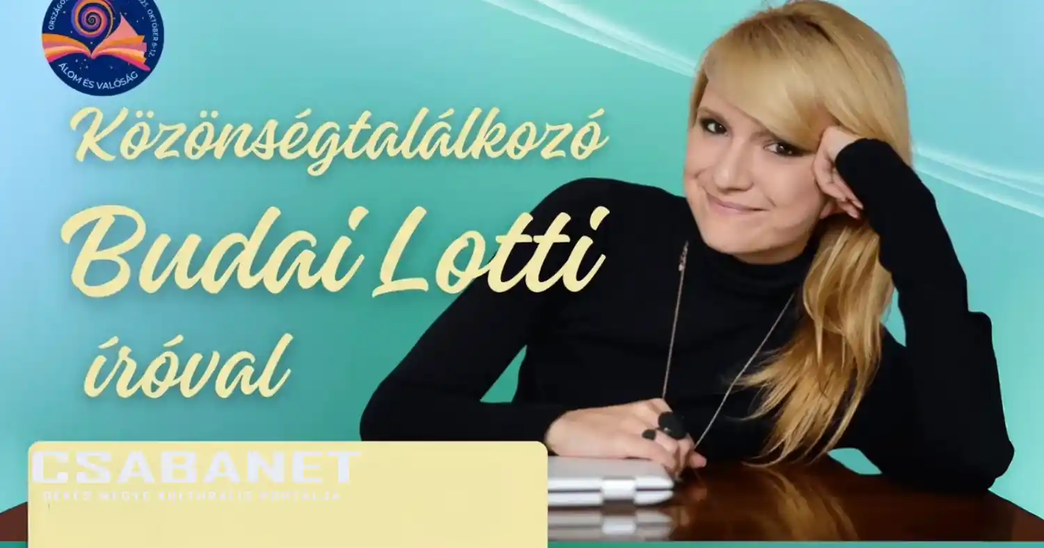 közönségtalálkozó Budai Lottival