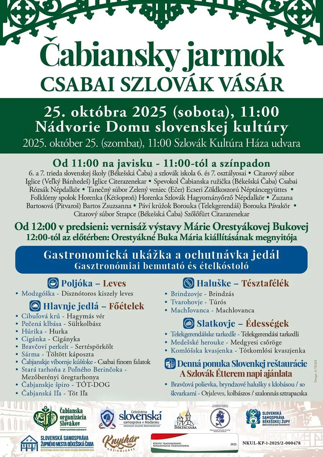 Csabai Szlovák Vásár 2025