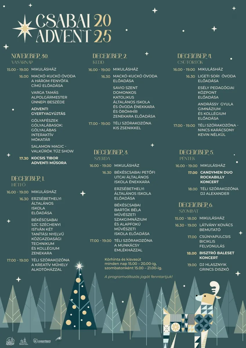 Advent Békéscsaba első