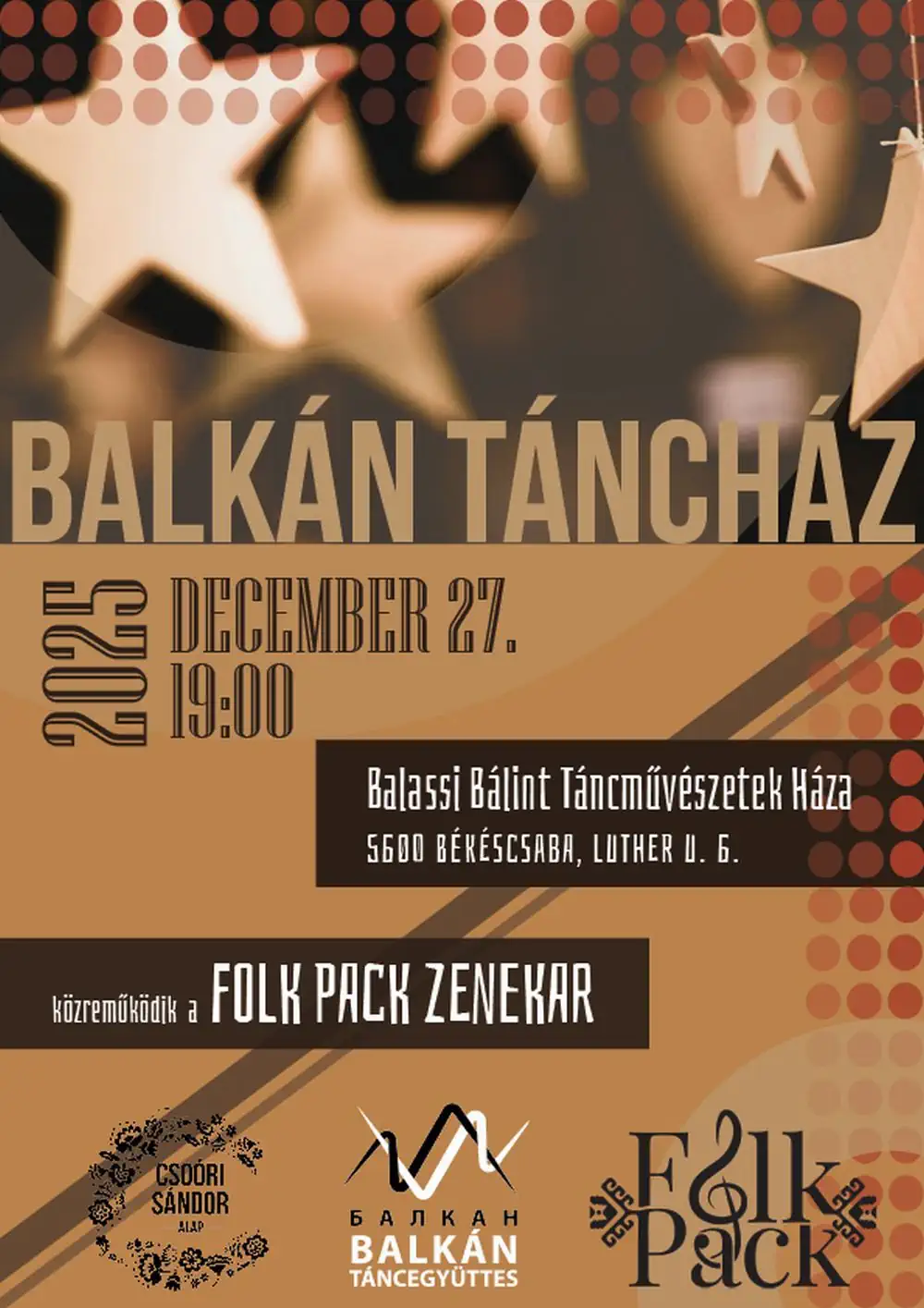 Balkán táncház - 2025. december 27.