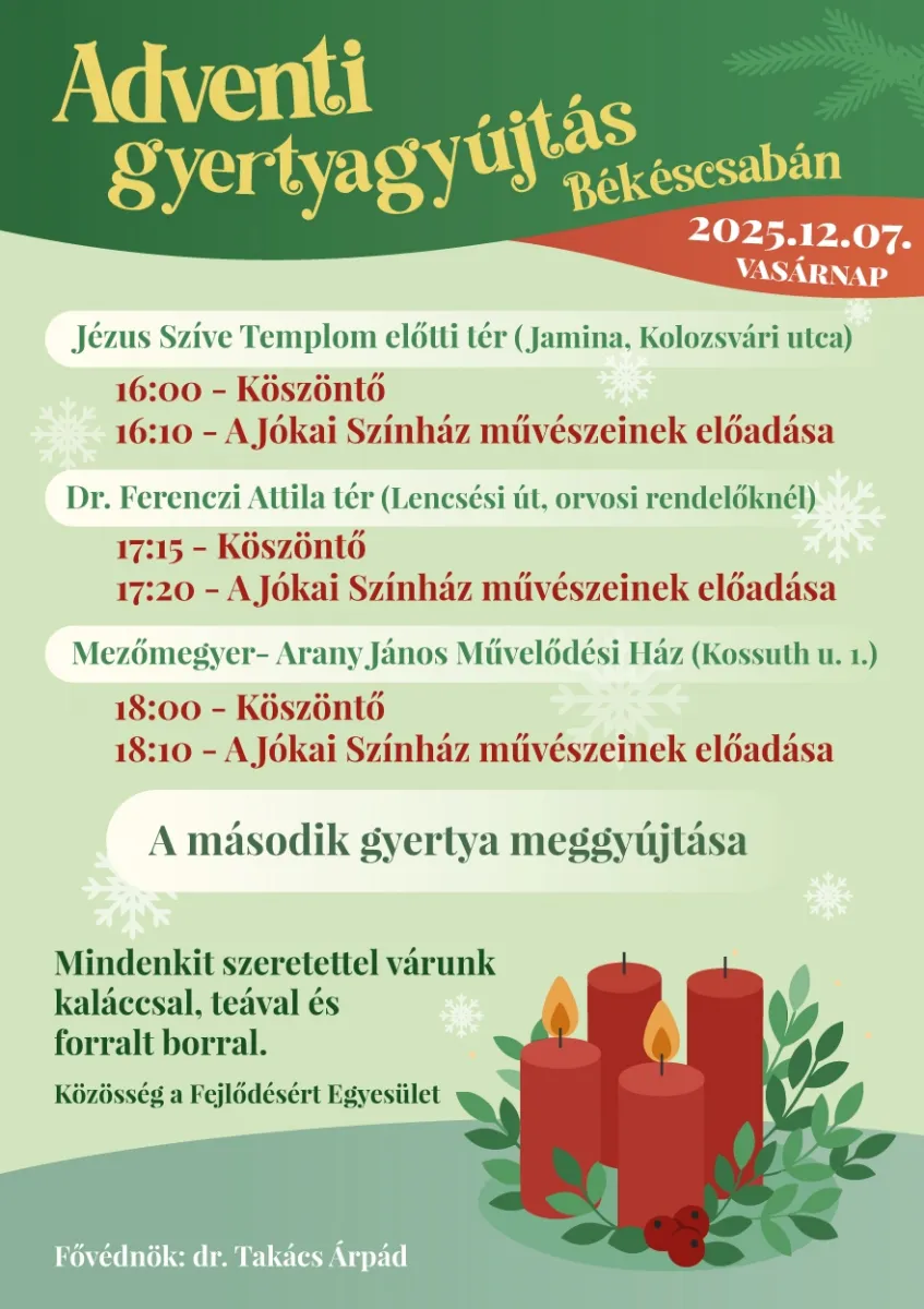 Csabai Advent 2025 Békéscsabán
