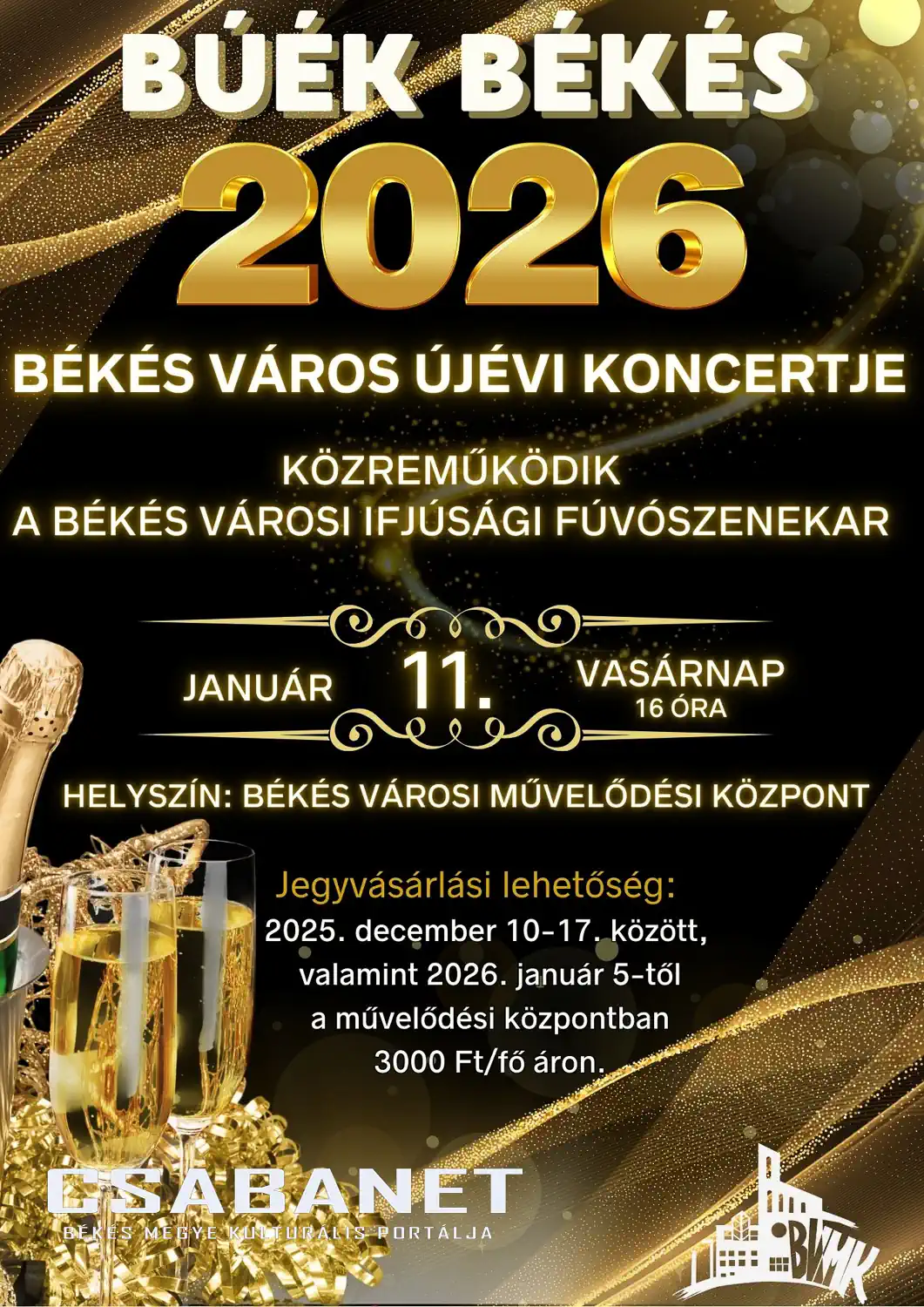 BÚÉK BÉKÉS 2026 - plakát