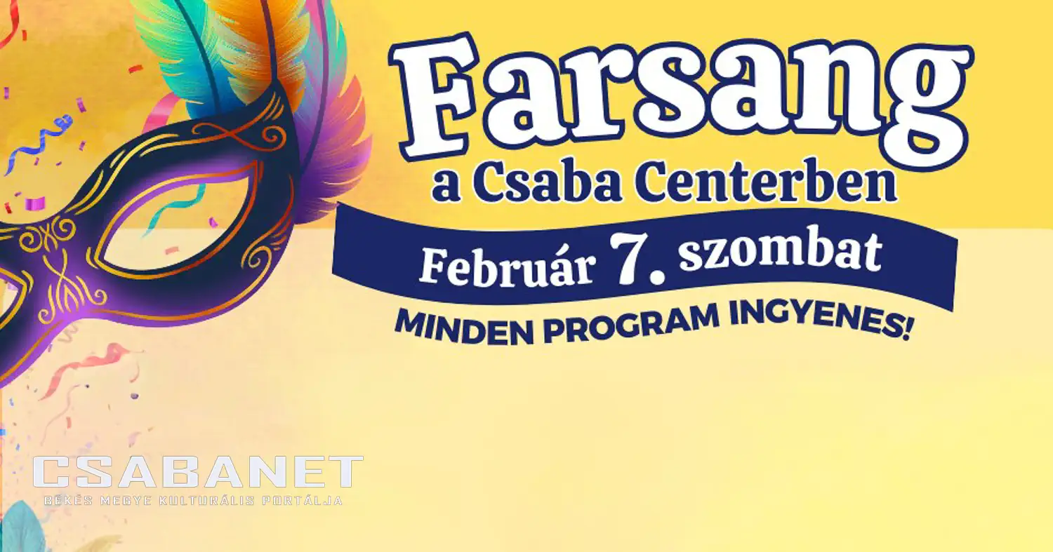 Center Farsang plakát