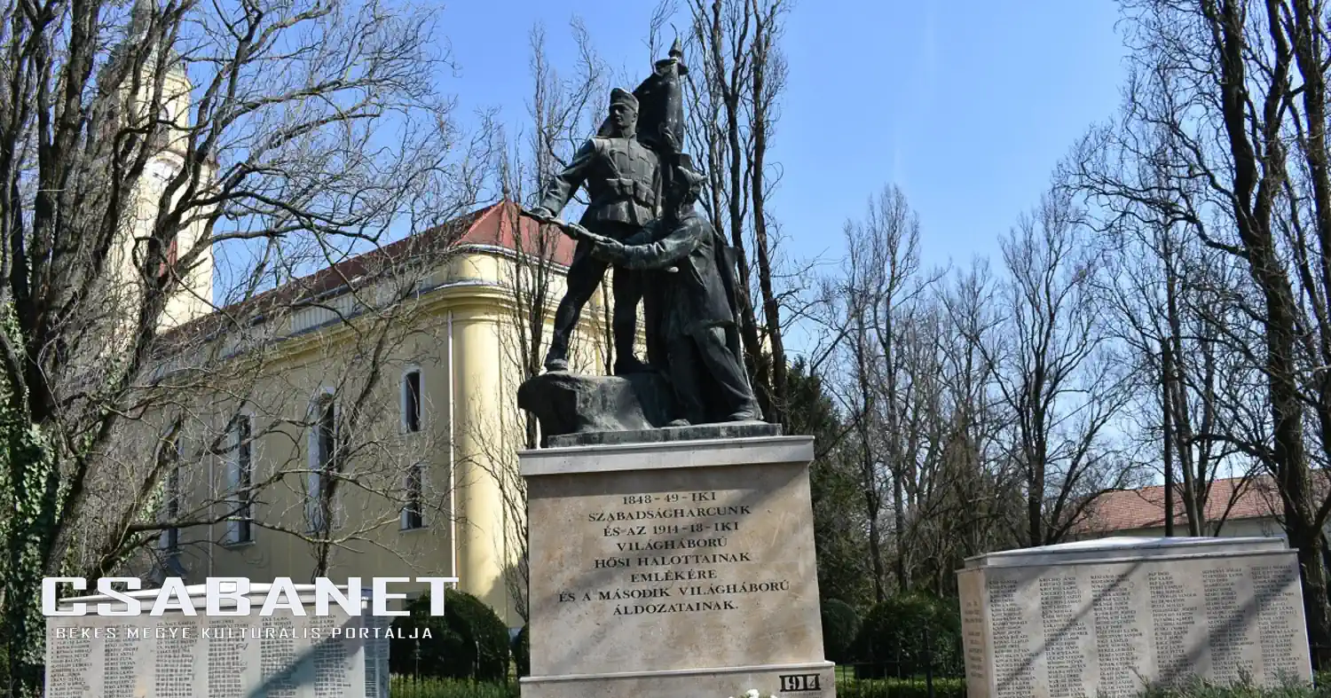 Az 1848-49-es forradalom és szabadságharc emlékére rendezendő városi ünnepség Gyomaendrődön