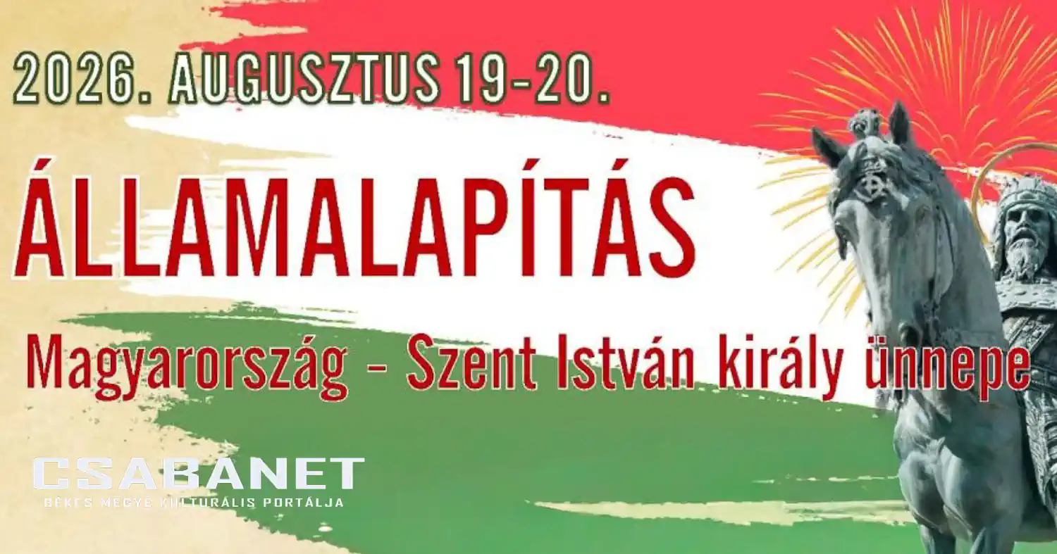 Szent István király ünnepe Mezőhegyesen - 2026.08.19-20.