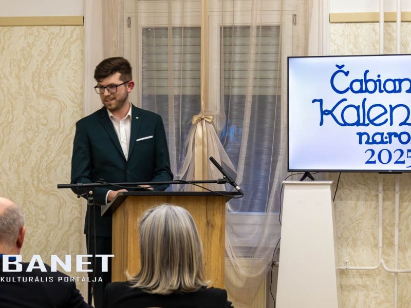Čabiansky kalendár 2025 bemutató Békéscsabán Čabiansky kalendár 2025 bemutató Békéscsabán