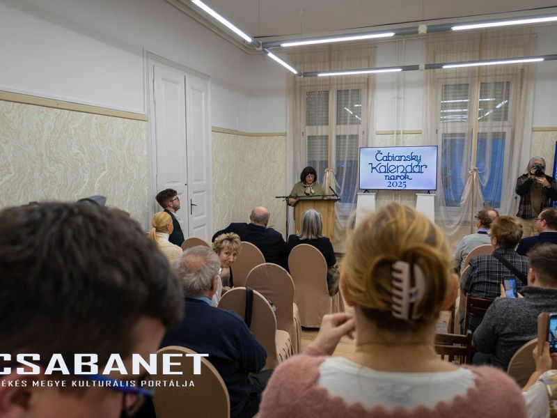 Čabiansky kalendár 2025 bemutató Békéscsabán Čabiansky kalendár 2025 bemutató Békéscsabán