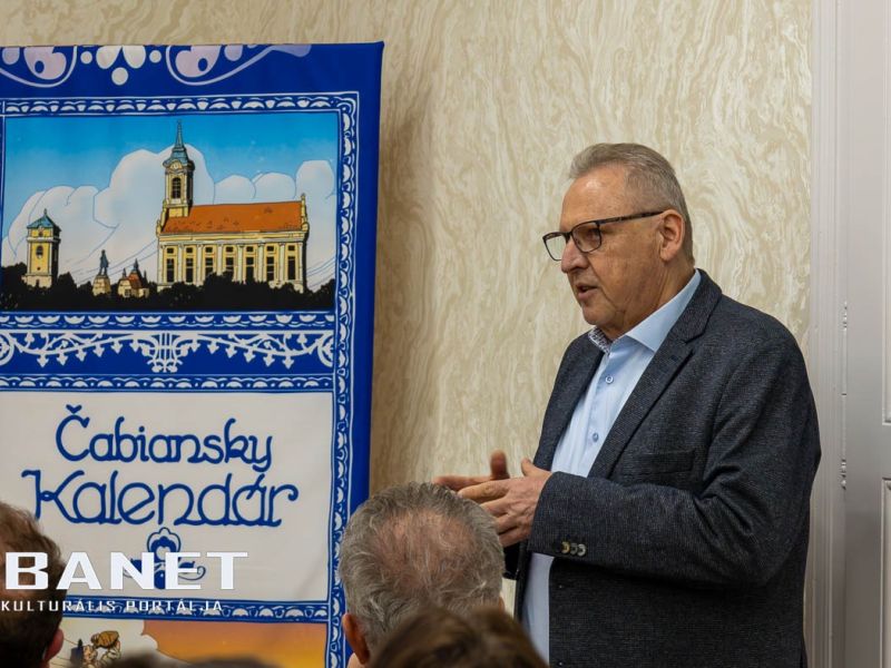 Čabiansky kalendár 2025 bemutató Békéscsabán Čabiansky kalendár 2025 bemutató Békéscsabán